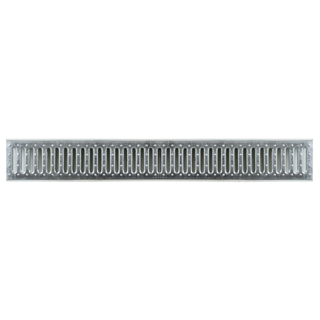 Channel Drain 13x6 with Galvanized Cover Abadis White