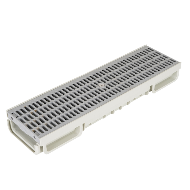 Channel Drain 13x6 with Plastic Cover Vercel Black