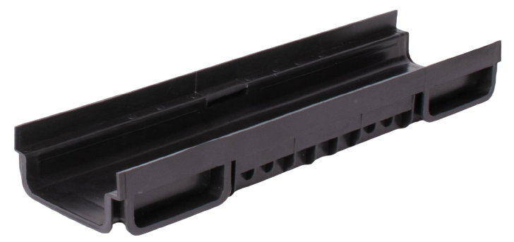 Channel 13x6 Plastic Black