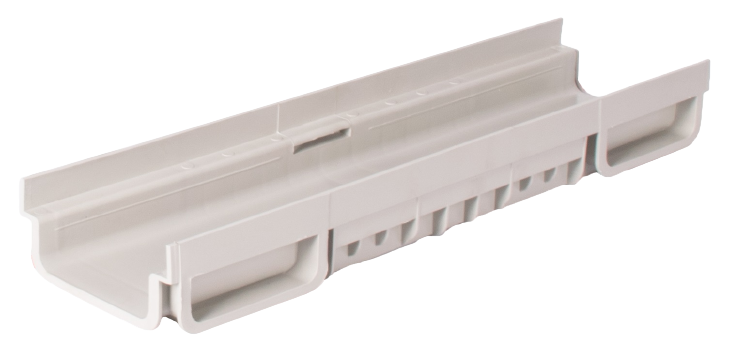 Channel 13x6 Plastic White
