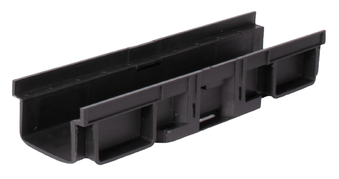 Channel 14x8 Plastic Black