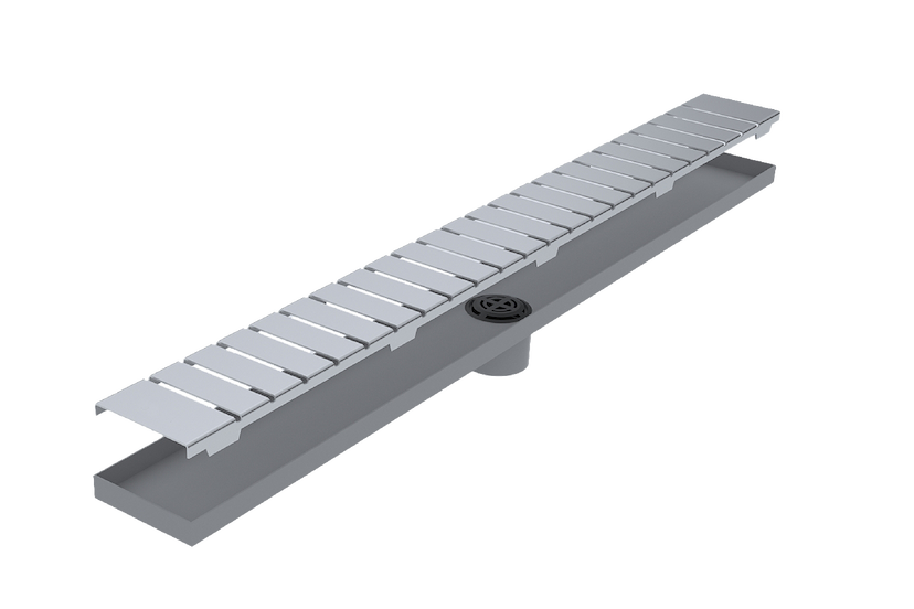 Linear Shower Drain Grating Insert (Stripe)
