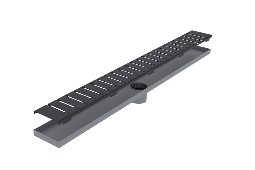 Linear Shower Drain Grating Insert (Stripe)