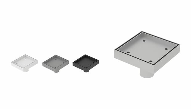 Pointed Shower Drain Ceramic Insert