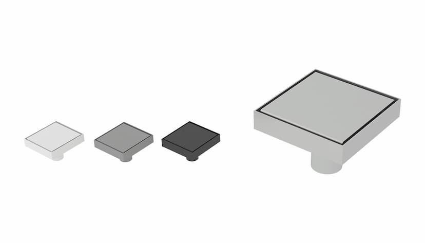 Pointed Shower Drain Grating Insert (Elegance)